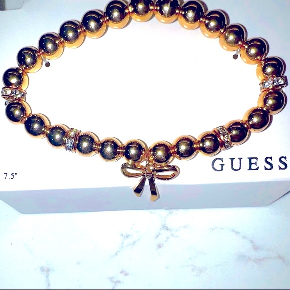 New Set of 3 Guess Gold Bracelets - Picture 4 of 13